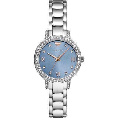 Giorgio Armani Emporio Armani, Armbanduhr, AR11585 Cleo, Silber, (Analoguhr, 32 mm) Giorgio Armani Emporio Armani, Armbanduhr, AR11585 Cleo, Silber, (Analoguhr, 32 mm)