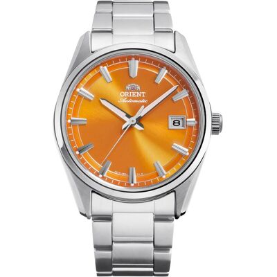 Orient, Armbanduhr, Stretto Limited Edition Automatic RA-AC0R08Y30B Herrenuhr, Orange, Grau, Silber, (Analoguhr, 38 mm) Orient, Armbanduhr, Stretto Limited Edition Automatic RA-AC0R08Y30B Herrenuhr, Orange, Grau, Silber, (Analoguhr, 38 mm)