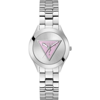 Guess Armbanduhr, Laikrodis Watches LADIES GW0675L1, Silber, (Analoguhr, 34 mm) Guess Armbanduhr, Laikrodis Watches LADIES GW0675L1, Silber, (Analoguhr, 34 mm)