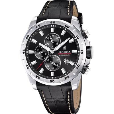 Festina, Armbanduhr, F20692/4, Schwarz, Silber, (Analoguhr, Chronograph, 45.05 mm) Festina, Armbanduhr, F20692/4, Schwarz, Silber, (Analoguhr, Chronograph, 45.05 mm)