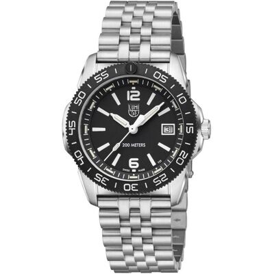 Luminox, Armbanduhr, PACIFIC DIVER 3120M SERIES, Silber, Schwarz, (Analoguhr, Swiss Made, 39 mm) Luminox, Armbanduhr, PACIFIC DIVER 3120M SERIES, Silber, Schwarz, (Analoguhr, Swiss Made, 39 mm)