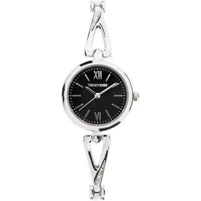 TrendyKiss, Armbanduhr, Dameshorloge analoog kwarts met metalen armband TM1017903 Zwart Klassiek, Schwarz, (Analoguhr, 32 mm) TrendyKiss, Armbanduhr, Dameshorloge analoog kwarts met metalen armband TM1017903 Zwart Klassiek, Schwarz, (Analoguhr, 32 mm)