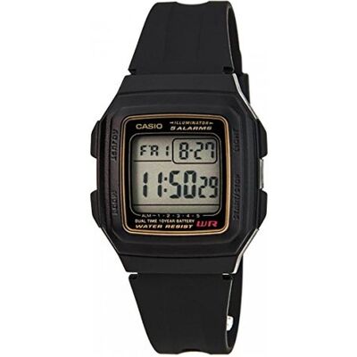 Casio Armbanduhr, MÄNNLICH F-201WA-9A (zd164a) - KLASSISCH, Schwarz, (Digitaluhr) Casio Armbanduhr, MÄNNLICH F-201WA-9A (zd164a) - KLASSISCH, Schwarz, (Digitaluhr)