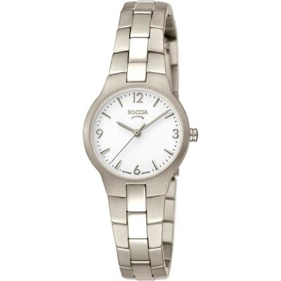 Boccia, Armbanduhr, 3312-01 Damenuhr Titanium 29mm 5ATM, Silber, (Analoguhr, 29 mm) Boccia, Armbanduhr, 3312-01 Damenuhr Titanium 29mm 5ATM, Silber, (Analoguhr, 29 mm)