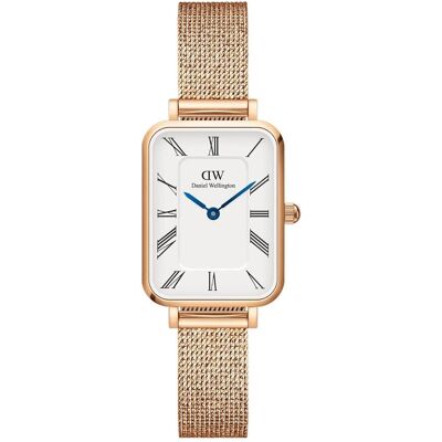 Daniel Wellington, Armbanduhr, Quadro Roman Numerals Melrose DW00100687, Rosa, Weiss, (Analoguhr, 40 mm) Daniel Wellington, Armbanduhr, Quadro Roman Numerals Melrose DW00100687, Rosa, Weiss, (Analoguhr, 40 mm)