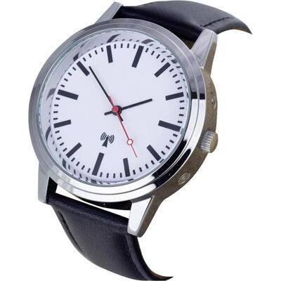 EuroTime, Armbanduhr, Funk Armbanduhr 62528 (Ø x H), Schwarz, (Analoguhr, 40 mm) EuroTime, Armbanduhr, Funk Armbanduhr 62528 (Ø x H), Schwarz, (Analoguhr, 40 mm)