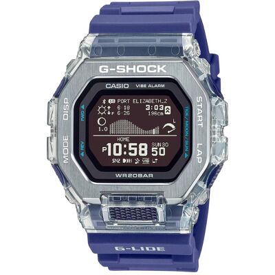 Casio Armbanduhr, GBX-100S-2ER, Blau, Schwarz, Grau, Türkis, Silber, (Chronograph, Digitaluhr, 46 mm) Casio Armbanduhr, GBX-100S-2ER, Blau, Schwarz, Grau, Türkis, Silber, (Chronograph, Digitaluhr, 46 mm)