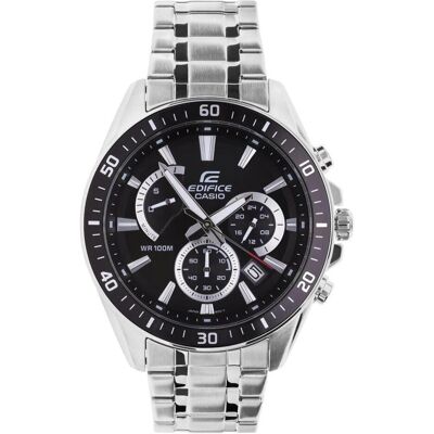 Edifice, Armbanduhr, Classic, Silber, (Analoguhr, Chronograph, 47 mm) Edifice, Armbanduhr, Classic, Silber, (Analoguhr, Chronograph, 47 mm)