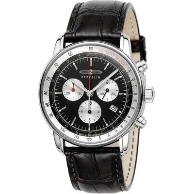Zeppelin, Armbanduhr, 88882, Schwarz, (Analoguhr, Chronograph, 42 mm) Zeppelin, Armbanduhr, 88882, Schwarz, (Analoguhr, Chronograph, 42 mm)