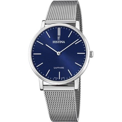 Festina, Armbanduhr, Swiss Made, Silber, (Analoguhr, 39 mm) Festina, Armbanduhr, Swiss Made, Silber, (Analoguhr, 39 mm)