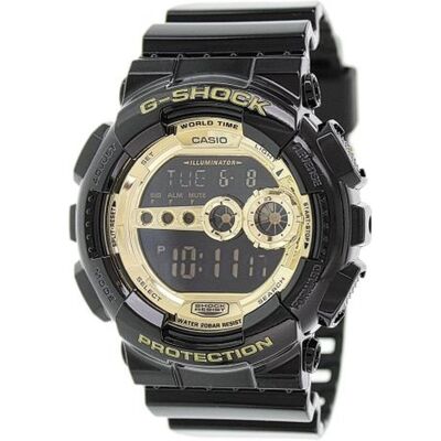 Casio Armbanduhr, G-Shock GD-100GB-1DR, Schwarz, (Sportuhr, 55 mm) Casio Armbanduhr, G-Shock GD-100GB-1DR, Schwarz, (Sportuhr, 55 mm)