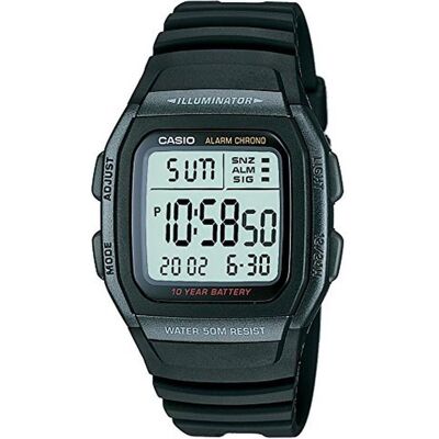 Casio Armbanduhr, Illuminatore Digitale per Giovani, Schwarz, Grau Casio Armbanduhr, Illuminatore Digitale per Giovani, Schwarz, Grau