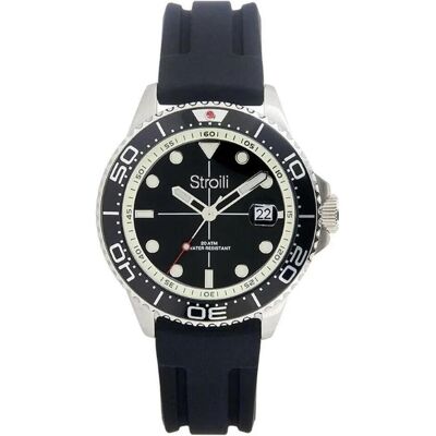 Stroili, Armbanduhr, Analog 1685368, Schwarz, (Analoguhr, 40 mm) Stroili, Armbanduhr, Analog 1685368, Schwarz, (Analoguhr, 40 mm)