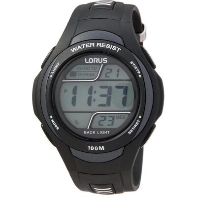 Lorus, Armbanduhr, R2305EX9, Schwarz, (Chronograph, Digitaluhr, 46 mm) Lorus, Armbanduhr, R2305EX9, Schwarz, (Chronograph, Digitaluhr, 46 mm)