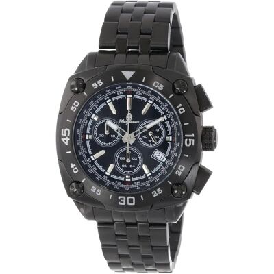 Burgmeister, Armbanduhr, Heren Chronograaf Wenen mit Datum und Quarzwerk, Schwarz, (Chronograph, 45 mm) Burgmeister, Armbanduhr, Heren Chronograaf Wenen mit Datum und Quarzwerk, Schwarz, (Chronograph, 45 mm)