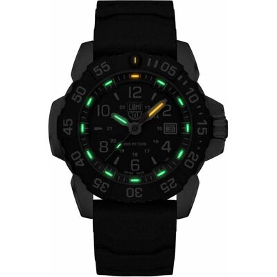 Luminox, Armbanduhr, Navy Seal Steel 3250 Series, Silber, Schwarz, (Taucheruhr, 45 mm) Luminox, Armbanduhr, Navy Seal Steel 3250 Series, Silber, Schwarz, (Taucheruhr, 45 mm)