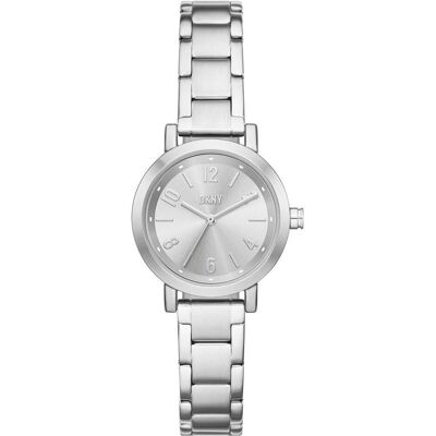 DKNY, Armbanduhr, Soho, Silber, (Analoguhr, 28 mm) DKNY, Armbanduhr, Soho, Silber, (Analoguhr, 28 mm)