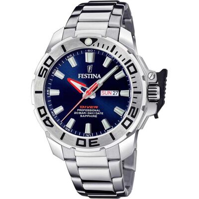 Festina, Armbanduhr, The Originals, Blau, (Taucheruhr, 46 mm) Festina, Armbanduhr, The Originals, Blau, (Taucheruhr, 46 mm)