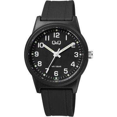 Q&Q, Armbanduhr, Unisex-Uhr VR35J027Y Schwarz (Ø 40 mm) (Ø 35 mm), Schwarz, (Analoguhr, Chronograph, 40 mm) Q&Q, Armbanduhr, Unisex-Uhr VR35J027Y Schwarz (Ø 40 mm) (Ø 35 mm), Schwarz, (Analoguhr, Chronograph, 40 mm)