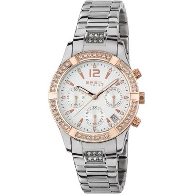 Breil, Armbanduhr, Cest Chic Womens Watch with Plain Dial Time Display Only Movement 3H Quartz and Steel Bracelet, Silber, (36 mm) Breil, Armbanduhr, Cest Chic Womens Watch with Plain Dial Time Display Only Movement 3H Quartz and Steel Bracelet, Silber, (36 mm)