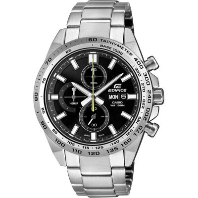 Casio Armbanduhr, Edifice EFR-574D-1AVUEF (198), Silber, Schwarz, (47.50 mm) Casio Armbanduhr, Edifice EFR-574D-1AVUEF (198), Silber, Schwarz, (47.50 mm)