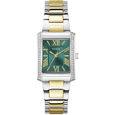 Guess Armbanduhr, Bonnie, Gold, Grün, Silber, (Analoguhr, 27 mm) Guess Armbanduhr, Bonnie, Gold, Grün, Silber, (Analoguhr, 27 mm)