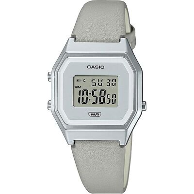 Casio Armbanduhr, Retro Vintage - LA680WEL-8EF, Silber, Grau, (Digitaluhr, 28 mm) Casio Armbanduhr, Retro Vintage - LA680WEL-8EF, Silber, Grau, (Digitaluhr, 28 mm)