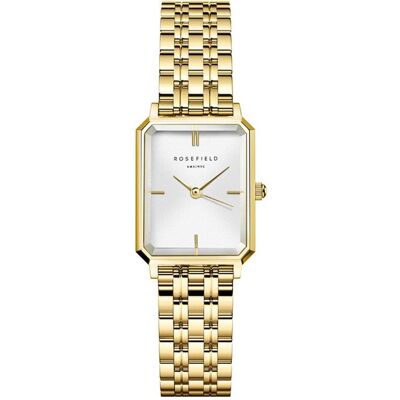 Rosefield, Armbanduhr, The Octagon XS, Gold, Silber, (Analoguhr, 19.50 mm) Rosefield, Armbanduhr, The Octagon XS, Gold, Silber, (Analoguhr, 19.50 mm)
