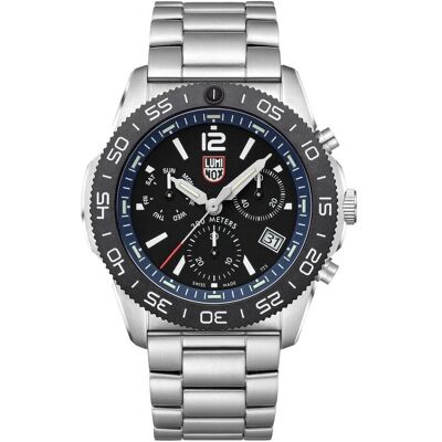 Luminox, Armbanduhr, Pacific Diver Chrono 3140 Series, Blau, Schwarz, Silber, (Analoguhr, Chronograph, Swiss Made, 44 mm) Luminox, Armbanduhr, Pacific Diver Chrono 3140 Series, Blau, Schwarz, Silber, (Analoguhr, Chronograph, Swiss Made, 44 mm)