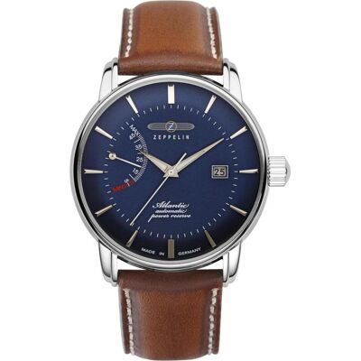 Zeppelin, Armbanduhr, 84623, Blau, Silber, Braun, (Analoguhr, 41 mm) Zeppelin, Armbanduhr, 84623, Blau, Silber, Braun, (Analoguhr, 41 mm)