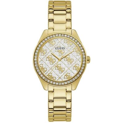 Guess Armbanduhr, Sugar, Gold, (Analoguhr, 37 mm) Guess Armbanduhr, Sugar, Gold, (Analoguhr, 37 mm)
