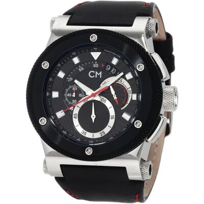 Carlo Monti, Armbanduhr, Cronografo Parma, Schwarz, (Chronograph, 42 mm) Carlo Monti, Armbanduhr, Cronografo Parma, Schwarz, (Chronograph, 42 mm)