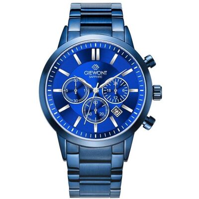 Giewont, Armbanduhr, Zegarek Zegarek Męski Chronograph Sapphire Niebieski GW8510-B4, Blau, (Chronograph, 44 mm) Giewont, Armbanduhr, Zegarek Zegarek Męski Chronograph Sapphire Niebieski GW8510-B4, Blau, (Chronograph, 44 mm)