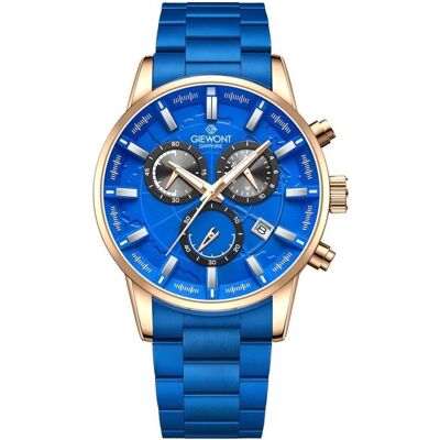 Giewont, Armbanduhr, Zegarek Zegarek Męski Chronograph Sapphire Niebieski GW4580-B5, Blau, Weiss, Kupfer, Silber, (Chronograph, 44 mm) Giewont, Armbanduhr, Zegarek Zegarek Męski Chronograph Sapphire Niebieski GW4580-B5, Blau, Weiss, Kupfer, Silber, (Chronograph, 44 mm)