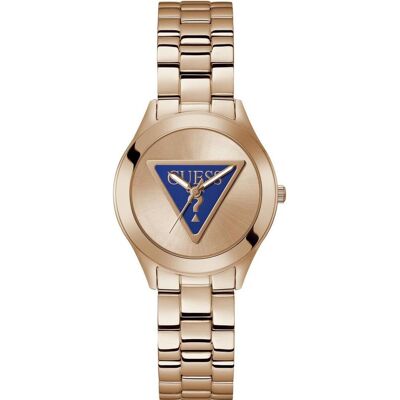 Guess Armbanduhr, Tri Plaque GW0675L3, Gold, Rosa, (Analoguhr, 34 mm) Guess Armbanduhr, Tri Plaque GW0675L3, Gold, Rosa, (Analoguhr, 34 mm)