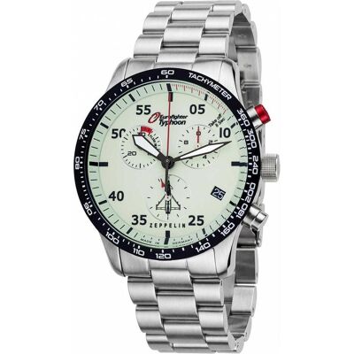 Zeppelin, Armbanduhr, Uhr Eurofighter 7298M-5, Quarz, Silber, (43 mm) Zeppelin, Armbanduhr, Uhr Eurofighter 7298M-5, Quarz, Silber, (43 mm)