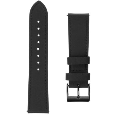 Fixed Lederarmband - Leder, Schwarz - Leder Uhrenarmband Fixed Lederarmband - Leder, Schwarz - Leder Uhrenarmband