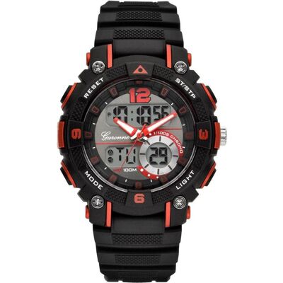 Garonne, Armbanduhr, KQ28Q475, Schwarz, Grau, (Analoguhr, 39 mm) Garonne, Armbanduhr, KQ28Q475, Schwarz, Grau, (Analoguhr, 39 mm)