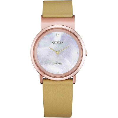 Citizen Armbanduhr, EG7073-16Y Eco-Drive Elegance Damen 31mm 5ATM, Gold, (Analoguhr, 31 mm) Citizen Armbanduhr, EG7073-16Y Eco-Drive Elegance Damen 31mm 5ATM, Gold, (Analoguhr, 31 mm)