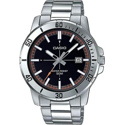 Casio Armbanduhr, Collection, Schwarz, Silber, (45 mm) Casio Armbanduhr, Collection, Schwarz, Silber, (45 mm)