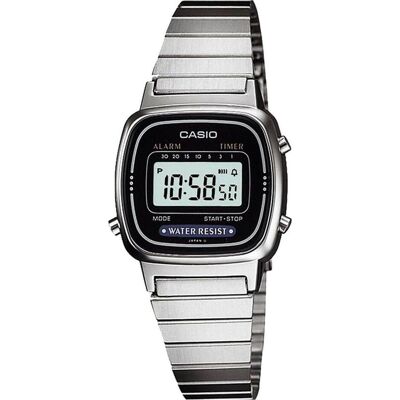 Casio Armbanduhr, Retro Vintage - LA670WA-1D, Silber, (Digitaluhr, 25 mm) Casio Armbanduhr, Retro Vintage - LA670WA-1D, Silber, (Digitaluhr, 25 mm)