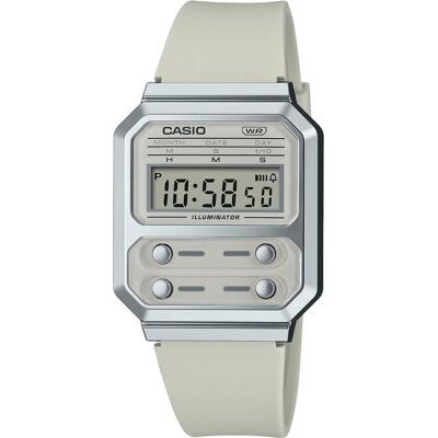Casio Armbanduhr, A100WEF-8AEF, Silber, (Digitaluhr, 33 mm) Casio Armbanduhr, A100WEF-8AEF, Silber, (Digitaluhr, 33 mm)