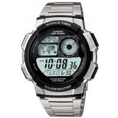 Casio Armbanduhr, Illuminator, Silber, Schwarz, Grau, (Digitaluhr, 45 mm) Casio Armbanduhr, Illuminator, Silber, Schwarz, Grau, (Digitaluhr, 45 mm)