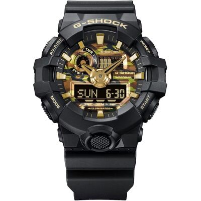 Edifice, Armbanduhr, Zegarek GA-700CF -1AER, Gold, Grün, Schwarz, Braun, Beige, (53 mm) Edifice, Armbanduhr, Zegarek GA-700CF -1AER, Gold, Grün, Schwarz, Braun, Beige, (53 mm)
