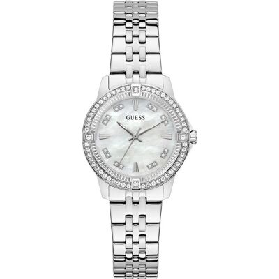 Guess Armbanduhr, Colette, Silber, (Analoguhr, 32 mm) Guess Armbanduhr, Colette, Silber, (Analoguhr, 32 mm)