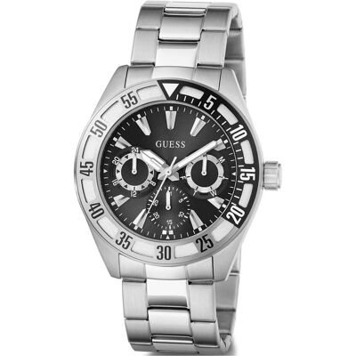 Guess Armbanduhr, GW0904G1 Letterman, Silber, (Analoguhr) Guess Armbanduhr, GW0904G1 Letterman, Silber, (Analoguhr)