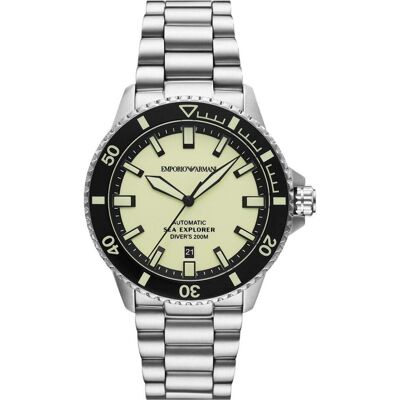 Giorgio Armani Emporio Armani, Armbanduhr, Sea Explorer, Silber, (Analoguhr, 42 mm) Giorgio Armani Emporio Armani, Armbanduhr, Sea Explorer, Silber, (Analoguhr, 42 mm)