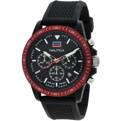 Nautica, Armbanduhr, NAPNOF3S8, Schwarz, (Analoguhr, 42 mm) Nautica, Armbanduhr, NAPNOF3S8, Schwarz, (Analoguhr, 42 mm)