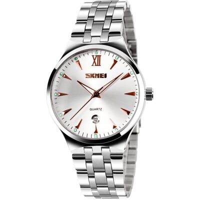 Skmei, Armbanduhr, 9071GR-B Herrenuhr + BOX, Kupfer, Silber, Grün, Weiss, (Analoguhr, 38 mm) Skmei, Armbanduhr, 9071GR-B Herrenuhr + BOX, Kupfer, Silber, Grün, Weiss, (Analoguhr, 38 mm)