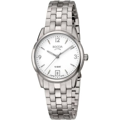 Boccia, Armbanduhr, 3272-03 Damenuhr Titanium 30mm 10ATM, Silber, (Analoguhr, 30 mm) Boccia, Armbanduhr, 3272-03 Damenuhr Titanium 30mm 10ATM, Silber, (Analoguhr, 30 mm)